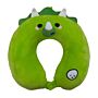 Relaxeazzz Plush Memory Foam Travel Pillow - Huck The Dinosaur Adorasaurs