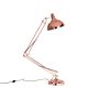 Floor Lamp Copper Metal 175h Cm Swing Extending Arm Foldable