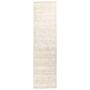 Runner Area Rug Light Beige Viscose 80 X 300 Cm Tufted Low Pile