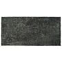 Shaggy Area Rug Dark Grey Cotton Polyester Blend 80 X 150 Cm Fluffy Dense Pile