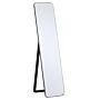 Homcom Full Length Mirror, Free Standing Or Wall Hanging, Tall Full Body Mirror, Black