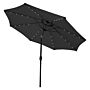 Grey 2.7m Led Tilt Parasol