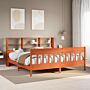 Vidaxl Bed Frame Without Mattress Wax Brown 180x200 Cm Super King Solid Wood Pine