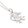 Rangers Fc Sterling Silver Pendant & Chain Small