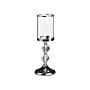 Hurricane Glass Candle Holder Clear 36 Cm Crystal Stand