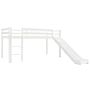 Vidaxl Children's Loft Bed Frame With Slide & Ladder Pinewood 97x208 Cm