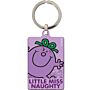 Little Miss Naughty Metal Keyring