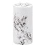 Luxe Collection Natural Glow 12"x6" Marble Effect Led Candle