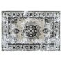 Area Rug Grey 140 X 200 Cm Oriental Distressed