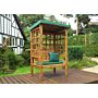 Bramham Two Seat Arbour - Green