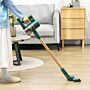 Homcom Cordless Rechargeable Stick 2500rpm Vacuum, With Accessories - Green