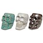 Mini Ceramic Skull Oil Burner