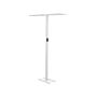 Floor Led Lamp White Aluminium 196 Cm Height Touch Switch Dimming Motion Sensor Modern 2-point Lighting