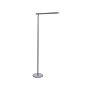 Floor Led Lamp Silver Aluminium 186 Cm Height Switch Modern Industrial Lighting