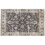 Area Rug Multicolour Polyester And Cotton 140 X 200 Cm Oriental Distressed