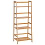 Homcom 4 Tier Ladder Shelf Unit Storage Unit Shelf Diy Plant Shelving Stand Holder Organiser