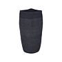 Storage Basket Cotton Black Braided Laundry Hamper Fabric Bin