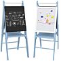 Aiyaplay Art Easel For Kids With Paper Roll, Height Adjustable Double-sided Whiteboard Chalkboard, 3 In 1 Easel, For Ages 3-6 Years