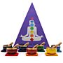 Chakra Pyramid Singing Bowl Gift Set