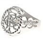 Rangers Fc Silver Plated Crest Ring Large