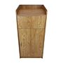 Light Oak Wooden Litter Bin & Tray Stand