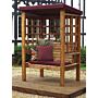 Bramham Two Seat Arbour - Burgundy