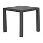 Garden Dining Table Grey 80 X 80 Cm 4 Seater Square