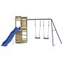 Vidaxl Outdoor Playset Impregnated Wood Pine