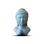 Tranquility Buddha Head - Green Copper