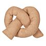 Cushion Light Brown 172 X 14 Cm Teddy Fabric Throw Pillow Decorative Soft Filling Multiple Shapes Accessories