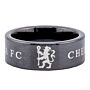 Chelsea Fc Black Ceramic Ring Small