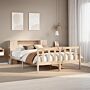 Vidaxl Bookcase Bed Without Mattress 150x200 Cm King Size Solid Wood Pine