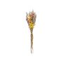 Dried Flower Bouquet Orange And Yellow Natural Dried Flowers 65 Cm Wrapped In Brown Paper Natural Table Decoration