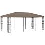 Vidaxl Gazebo 6x3 M Taupe Fabric