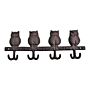 Rustic Cast Iron Wall Hooks, Owls