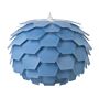 Pendant Lamp Blue Plastic Pine Cone Globe Shade Hanging Lamp