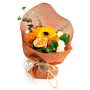 Standing Soap Flower Bouquet - Orange