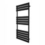 Flat Panel Towel Radiator – 1200mm X 500mm – Black