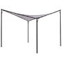 Pergola Grey Polyester Steel 300 X 300 Cm Fabric Shade Metal Frame Garden Pavilion