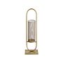 Candle Holder Gold Metal 73 Cm Glamour Accent Piece Decoration