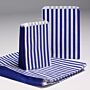 10x14" Candy Stripe Bags (1000) - Blue