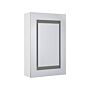 Bathroom Mirror Cabinet With Led White 40 X 60 Cm