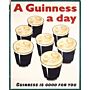 Vintage Metal Sign - Retro Advertising - Guinness