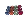 Multi Coloured Patterned Scented Tea Light Candles, Pack Of 12