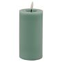 Luxe Collection Melt Effect 3x6 Sage Led Wax Candle