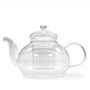 Glass Infuser Teapot - Round Pearl - 800ml