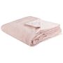 Blanket White Polyester 200 X 220 Cm Furry Soft Pile Bed Throw Cover