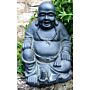 Stone Effect Laughing Buddha Statue