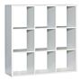 Mauro 3x3 Storage Unit In Matt White