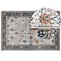 Area Rug Beige And Blue Polypropylene Polyester 200 X 300 Cm Oriental Vintage Pattern